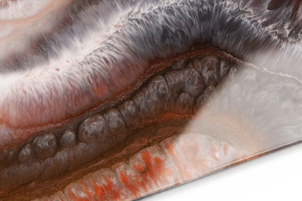 Epoxy Resin countertop ammonit