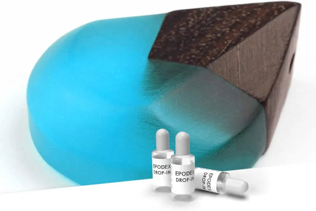 Epoxy Resin coloured aqua EPODEX