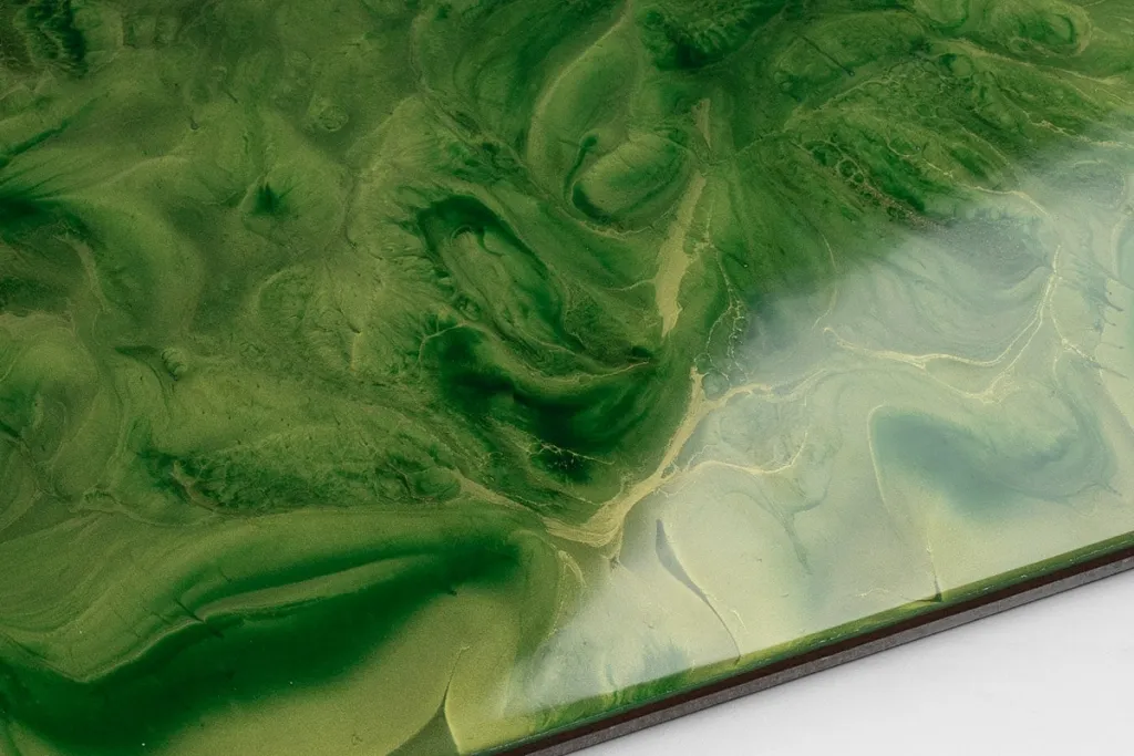 Epoxy Resin olivegreen moss green