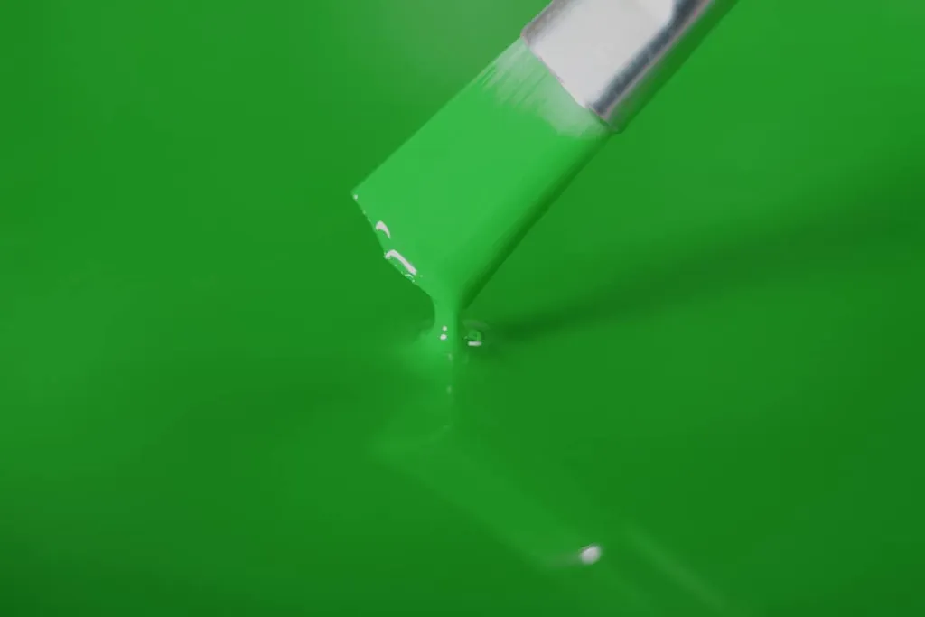 pouring resin Art Resin Paint RAL green resin