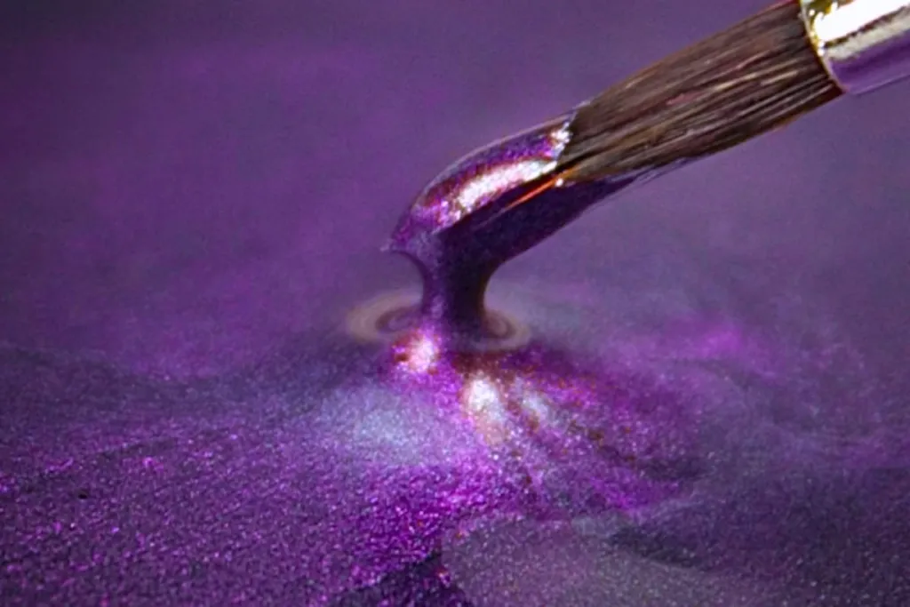 Epoxy Resin metallic dark purple