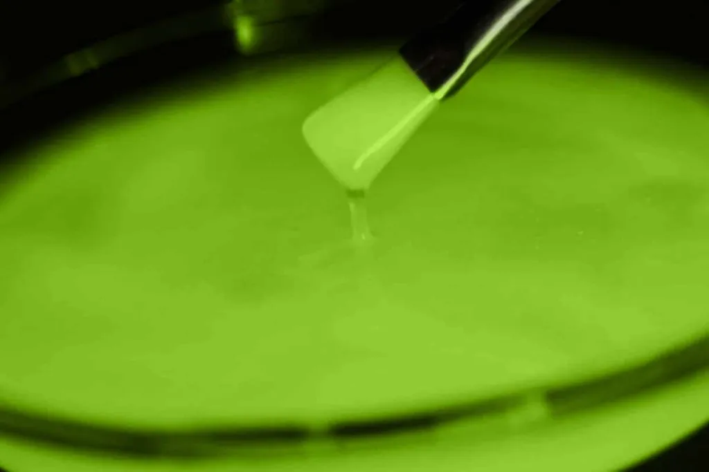 Glow in the dark yellow