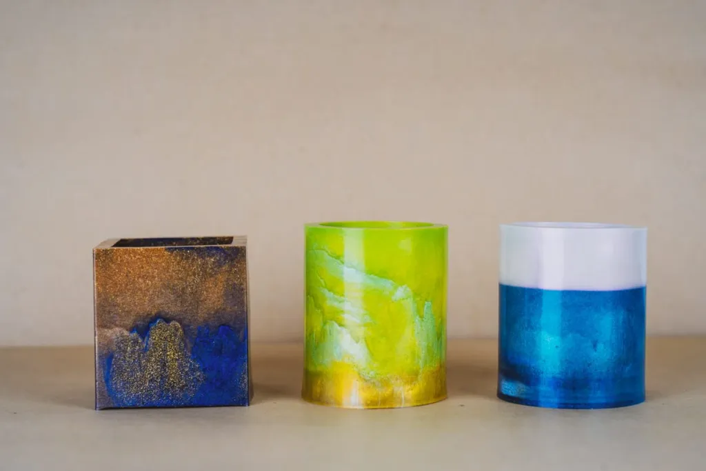 candle holder made of Epoxy Resin
