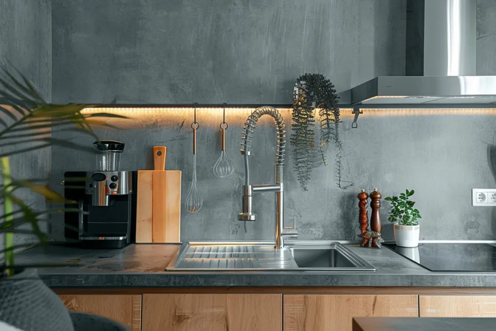 Microcement Floors kitchen industry