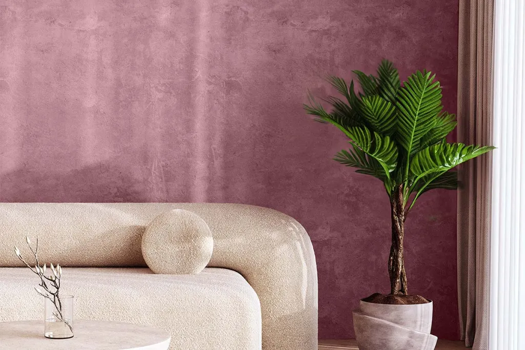 Microcement wall berry EPODEX Microcement wall berry EPODEX