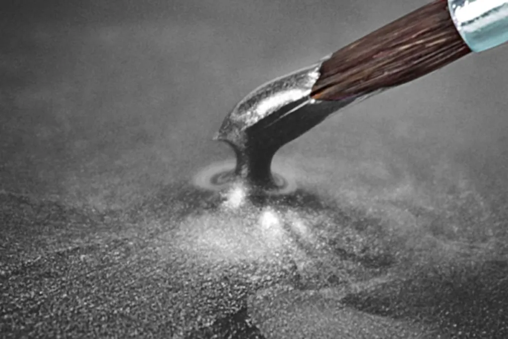 Epoxy Resin metallic satin grey