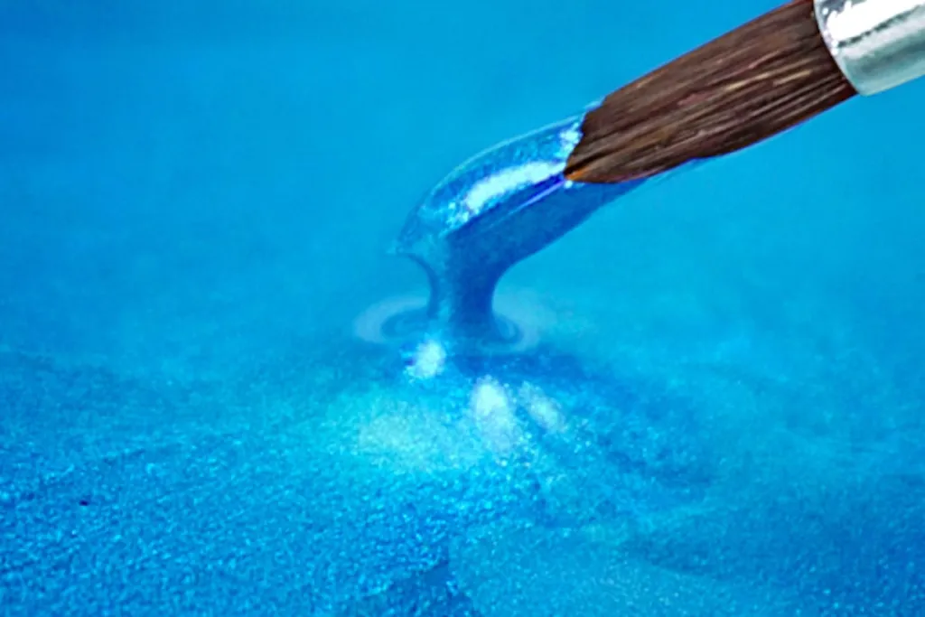 Epoxy Resin metallic sky blue