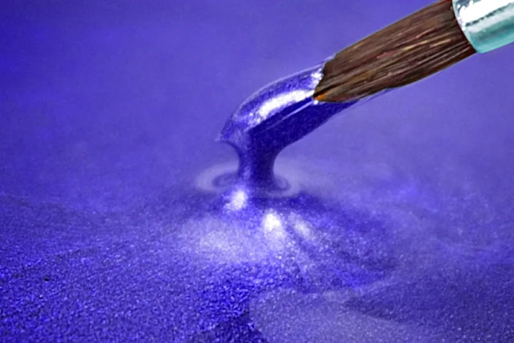 Epoxy Resin metallic violet blue