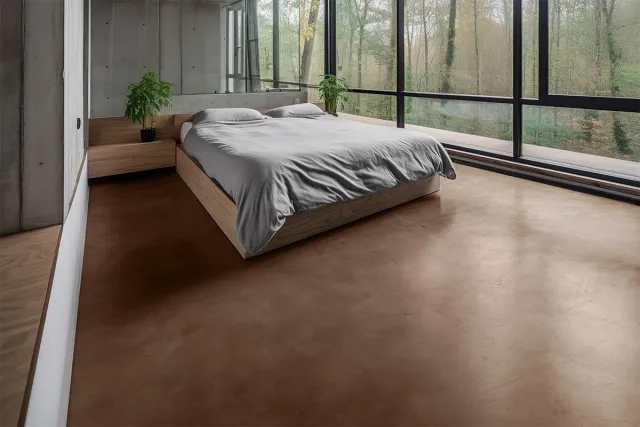 Microcement Floors Floors terra brown