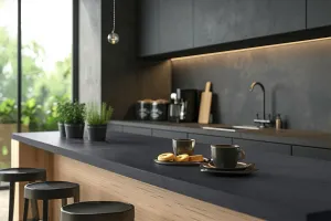 Microcement Floors furniture anthracite