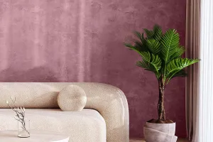 Microcement wall berry EPODEX