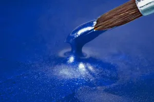 Epoxy Resin metallic azure blue